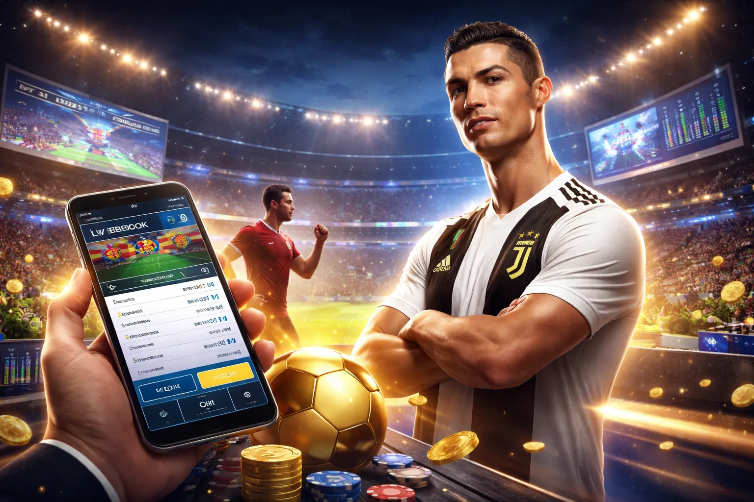 Nền tảng cá cược 1bet di động với các trò chơi thể thao và casino